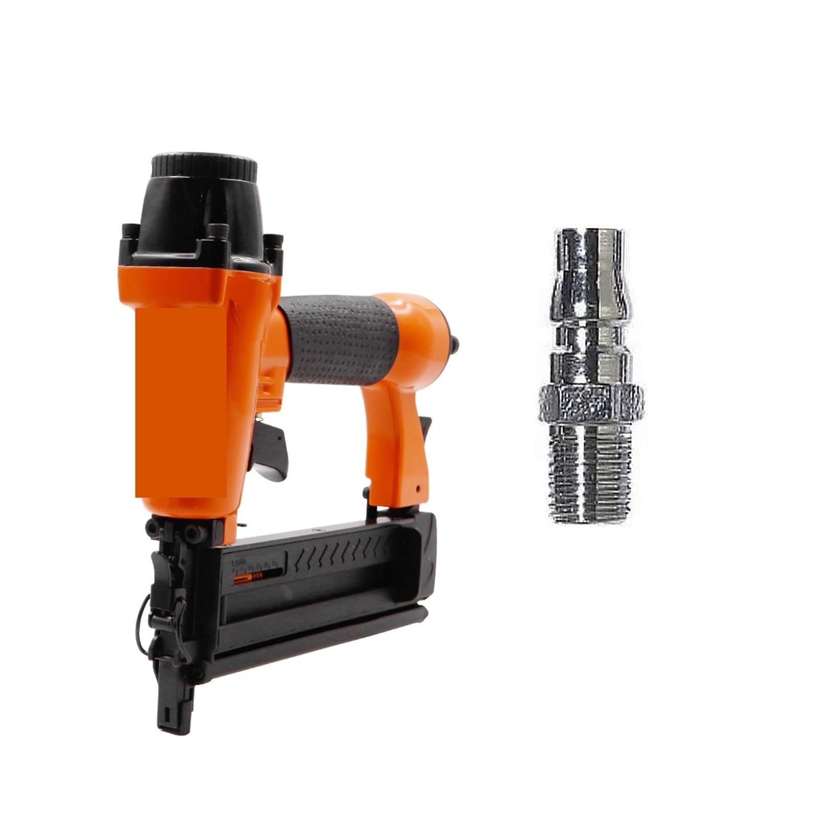 PIGENEQW Oil Free Pneumatic Stapler High R Nail Gun 18GA 2 in 1 Air Stapler Pneumatic Nailer(JP Air Inlet)