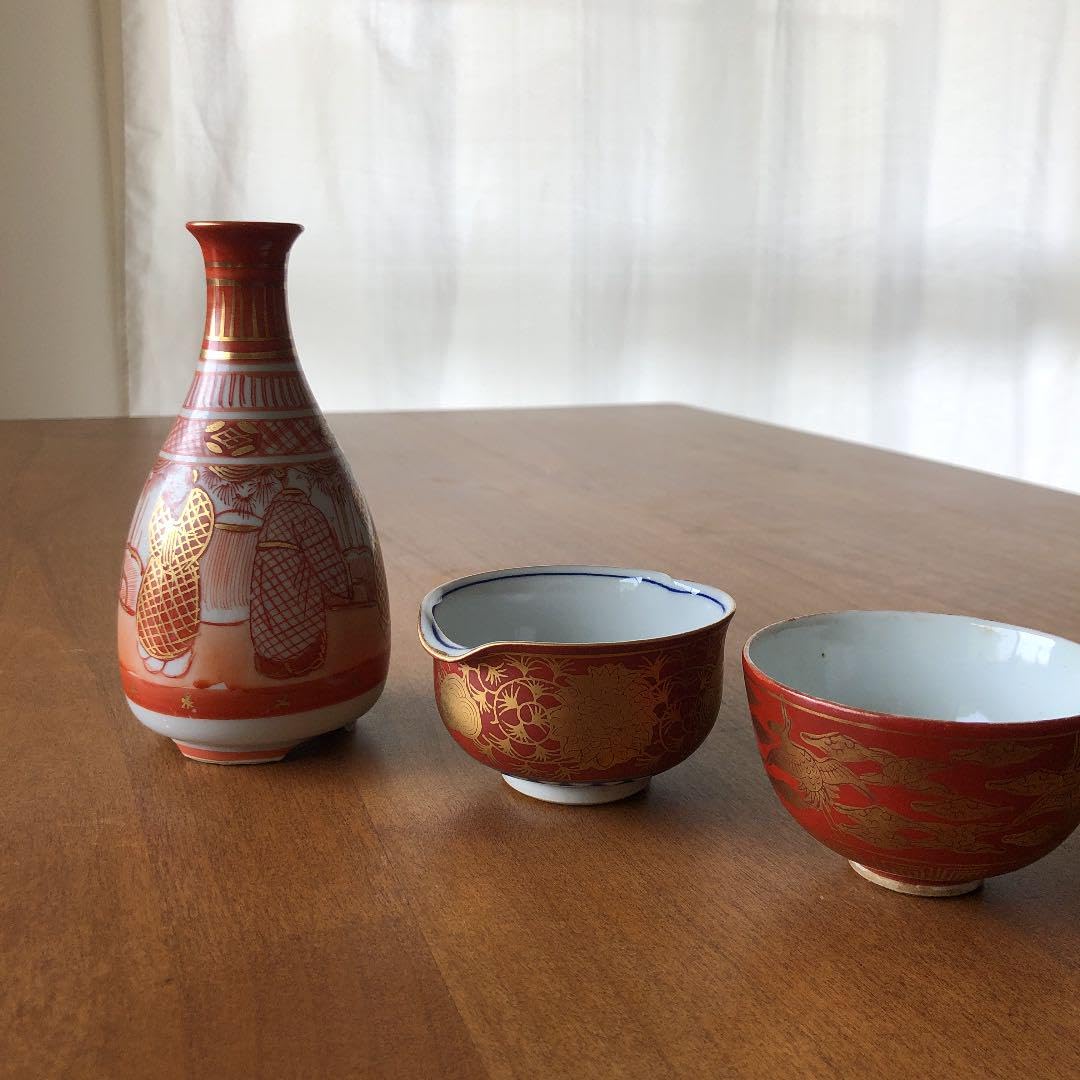 Amazon.co.jp: 九谷焼 徳利 酒器 茶碗 お猪口 古九谷 : ホーム＆キッチン