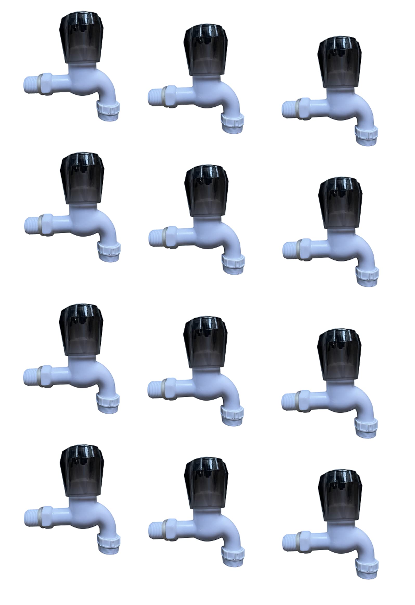 SOCCER Crystal Plastic PVC Foam Flow Water Tap/Plastic Bib Cock/Routing Tap/Kitchen Tap/Bathroom Bibcock/Wash Basin Tap/Bathroom Tap/Plastic Tap (Black, Set of 12) (B09R1W7R52) Amazon Price History, Amazon Price Tracker