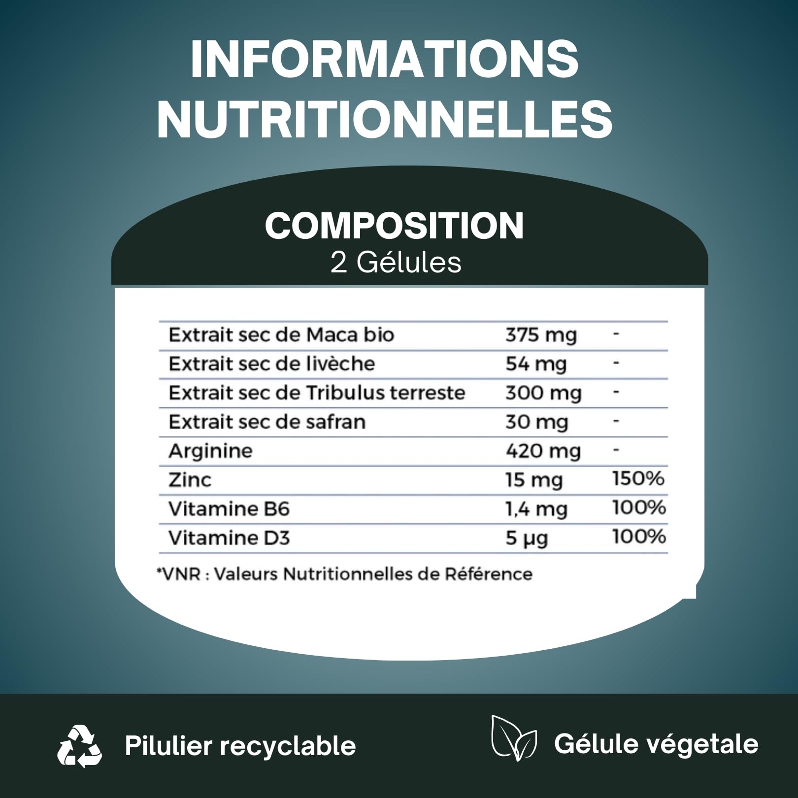 ROBUSTE Testostérone Performance et Circulation sanguine - L-Arginine, Tribulus, Maca, Ashwaganda, Zinc - Complément alimentaire naturel pour homme - Fabriqué en France - Cure 1 mois, 60 comprimés.