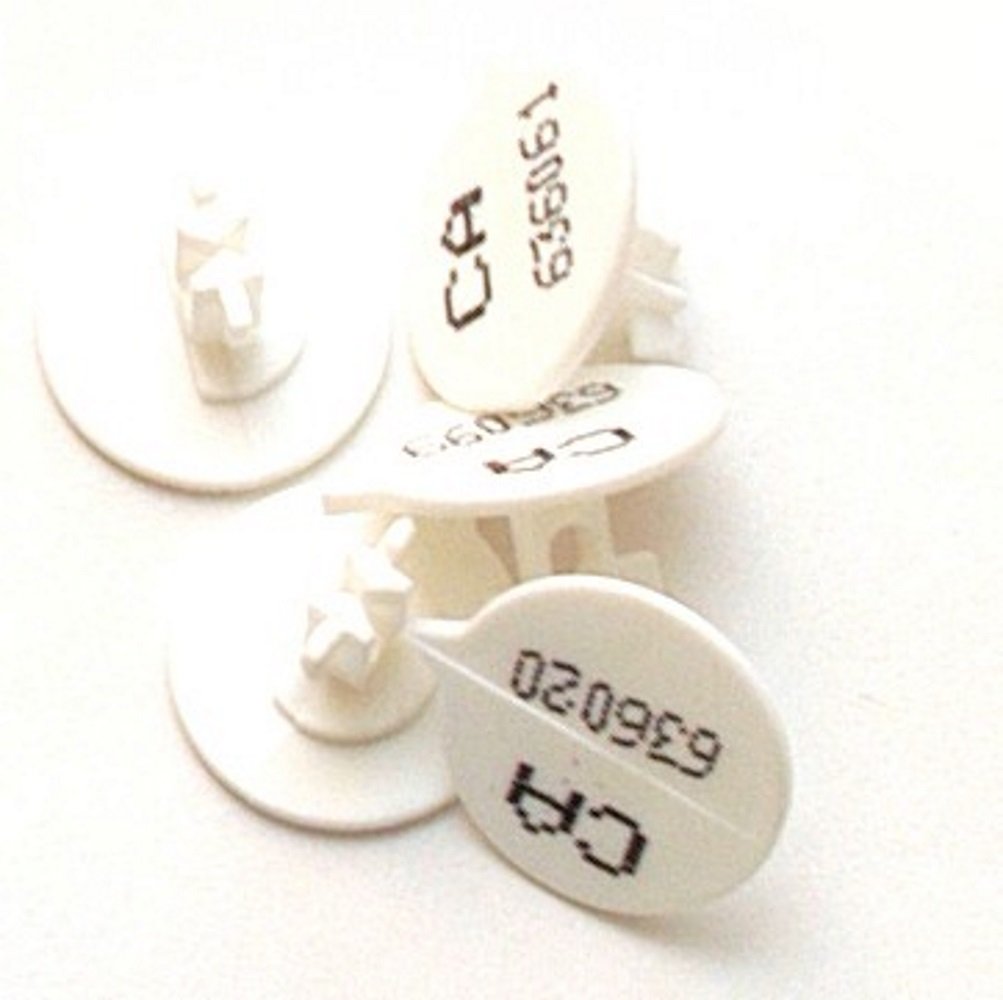 VersapakBUTTONNO_WHS Numbered Button Seal (Pack of 500)-White