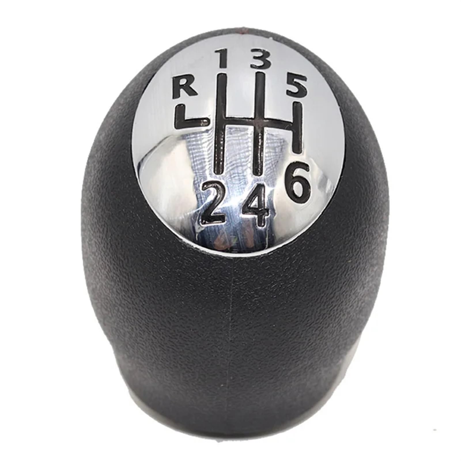Hsukiho R123456 Plastic Car Shift Knob Cover For Espace Mk4 2002-2008 For Mpv Car Gear Shift Knob Gear Ball Handball Head Knob Chrome Caps(R123456 Plastic)