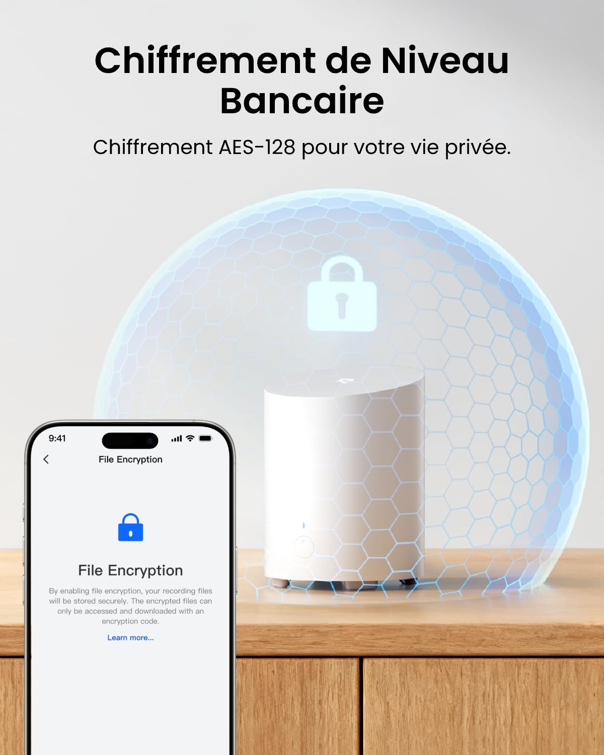 Reolink Home Hub Mini - Centre de Sécurité Tout-en-Un avec Stockage Local, Wi-FI Double Bande 2,4/5 GHz, Chiffrement Bancaire AES-128, Accès à Distance et Lecture Intelligente