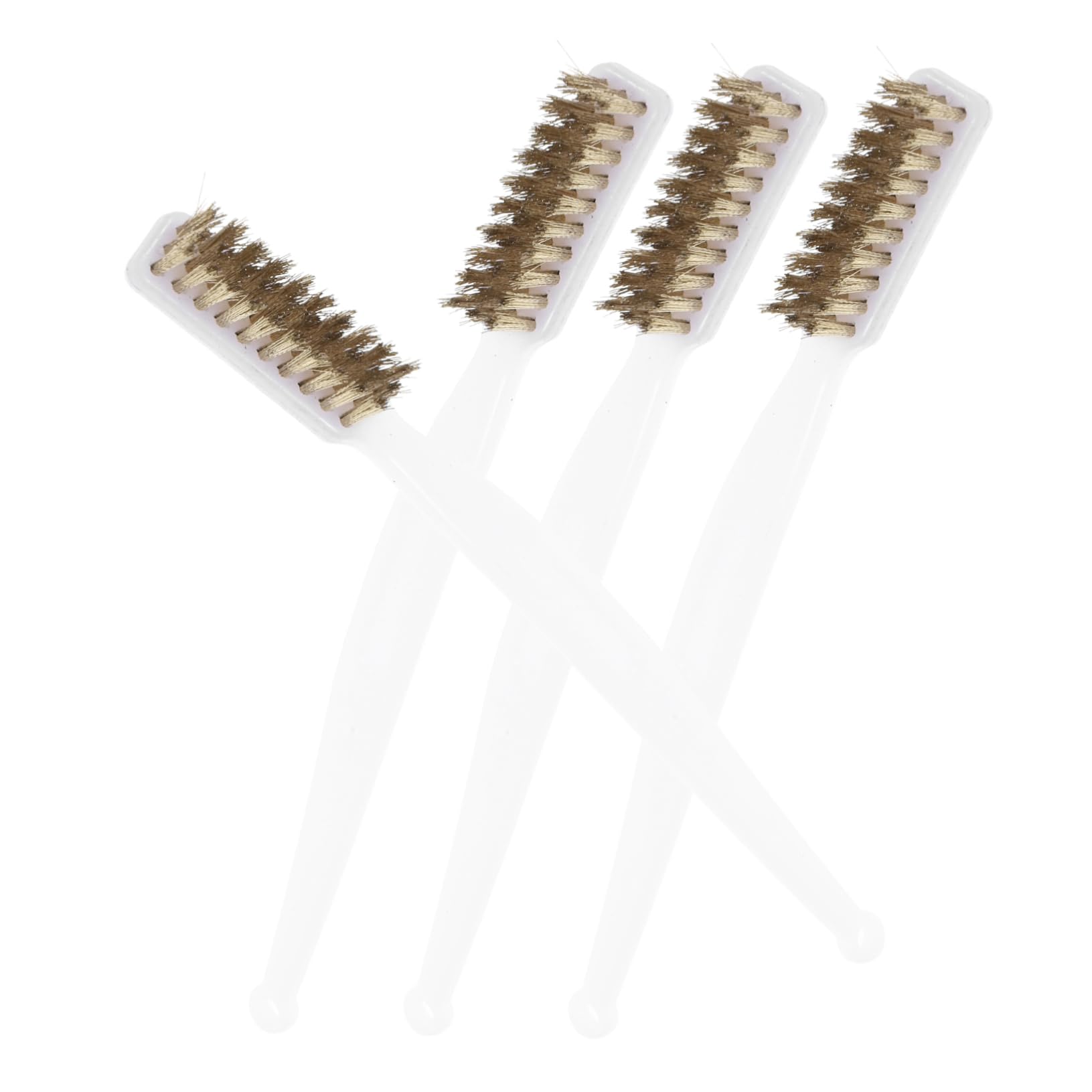 NOLITOY 16 Pcs Rust Brush Cleaning Wire Brush Scrub Toothbrush Mini Household Appliances for Brush Cleaner Brushes Stainless Function Work Small Tooth Brush Paint Stripper Steel Wire White