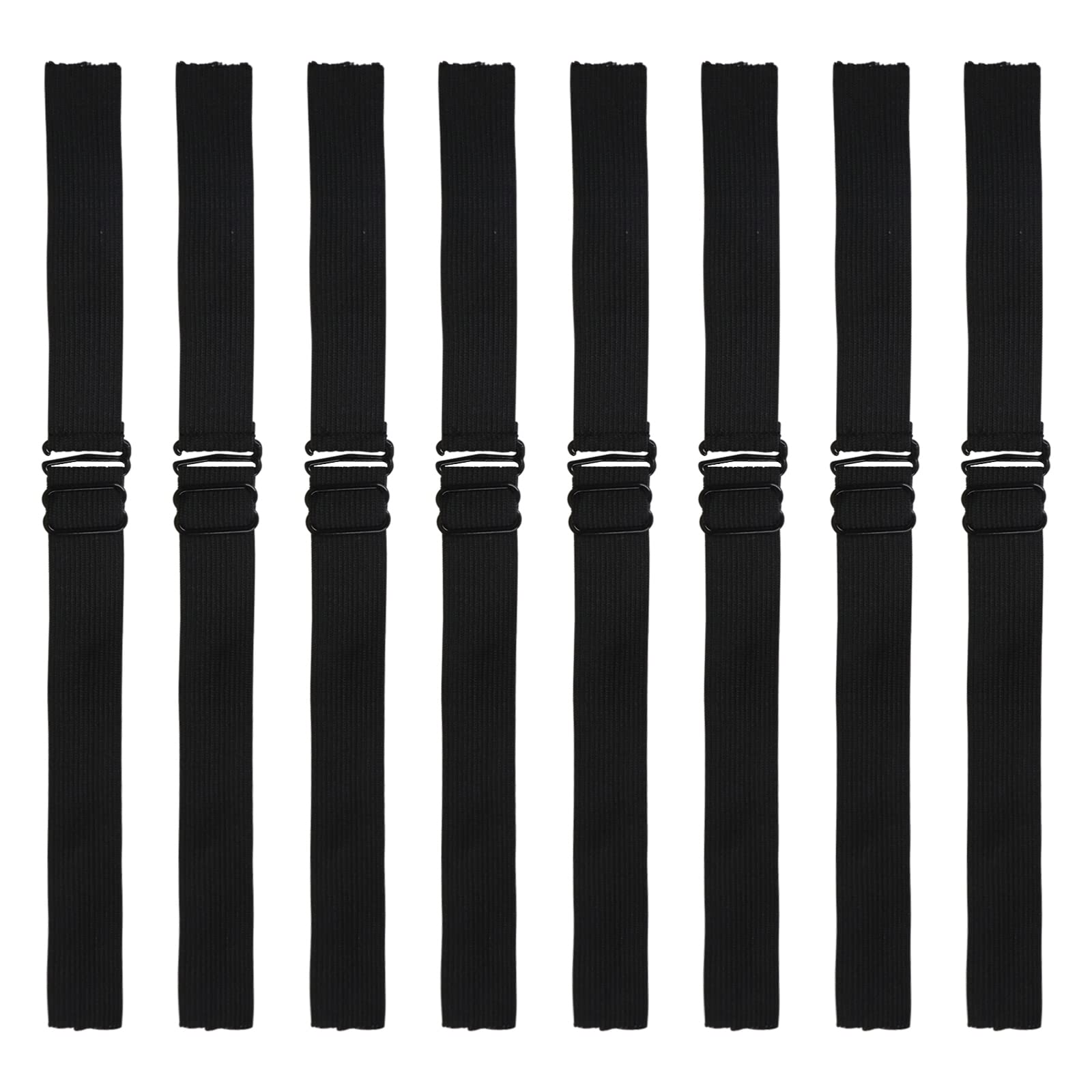 Modixun 15pcs Adjustable Elastic Band for Wigs, Glueless Wig Straps for Keeping Wigs in Place, Adjustable Wig Band Sewing for Making Wig and Wig Caps, 2.5cm×30cm