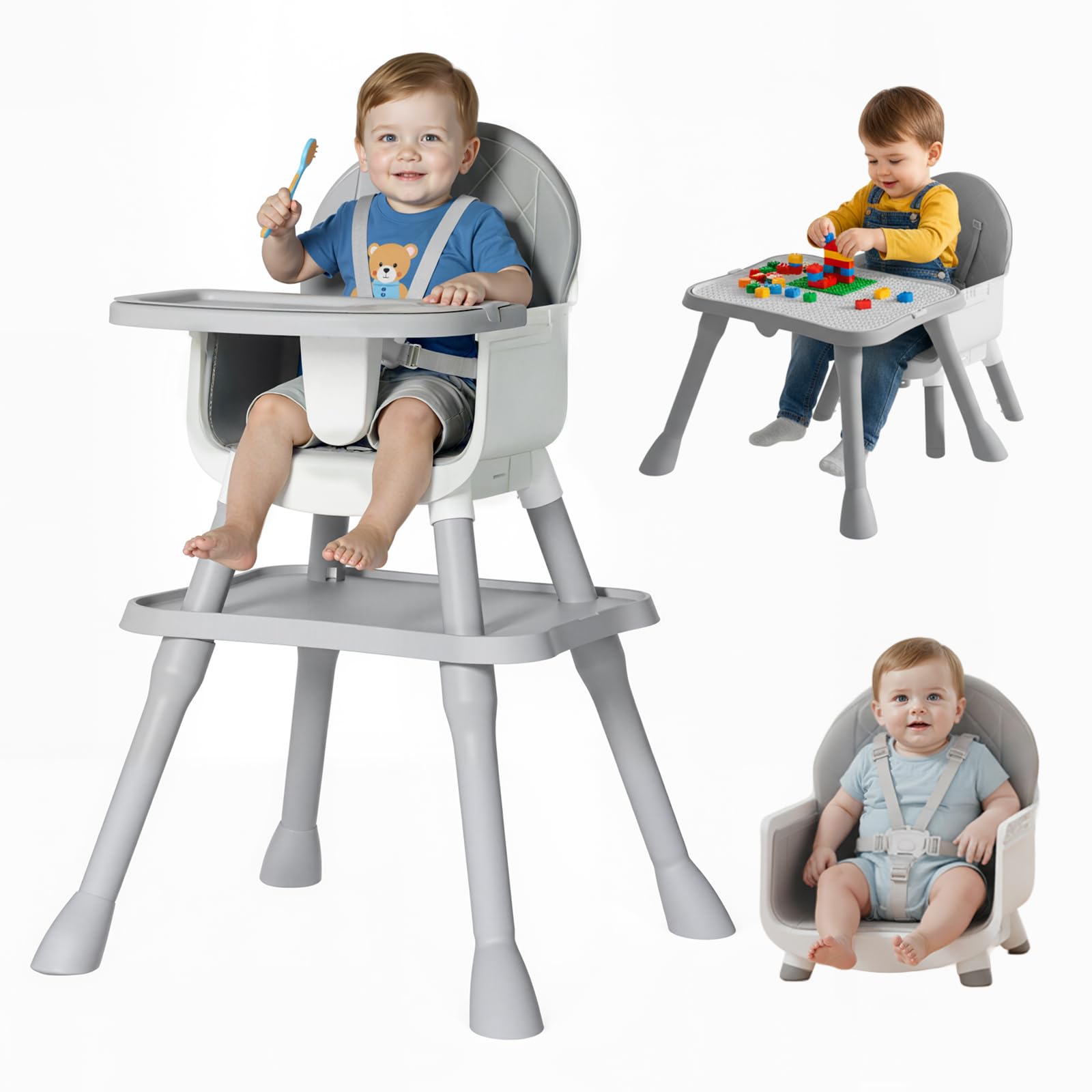 6-in-1 Convertible Baby Highchair