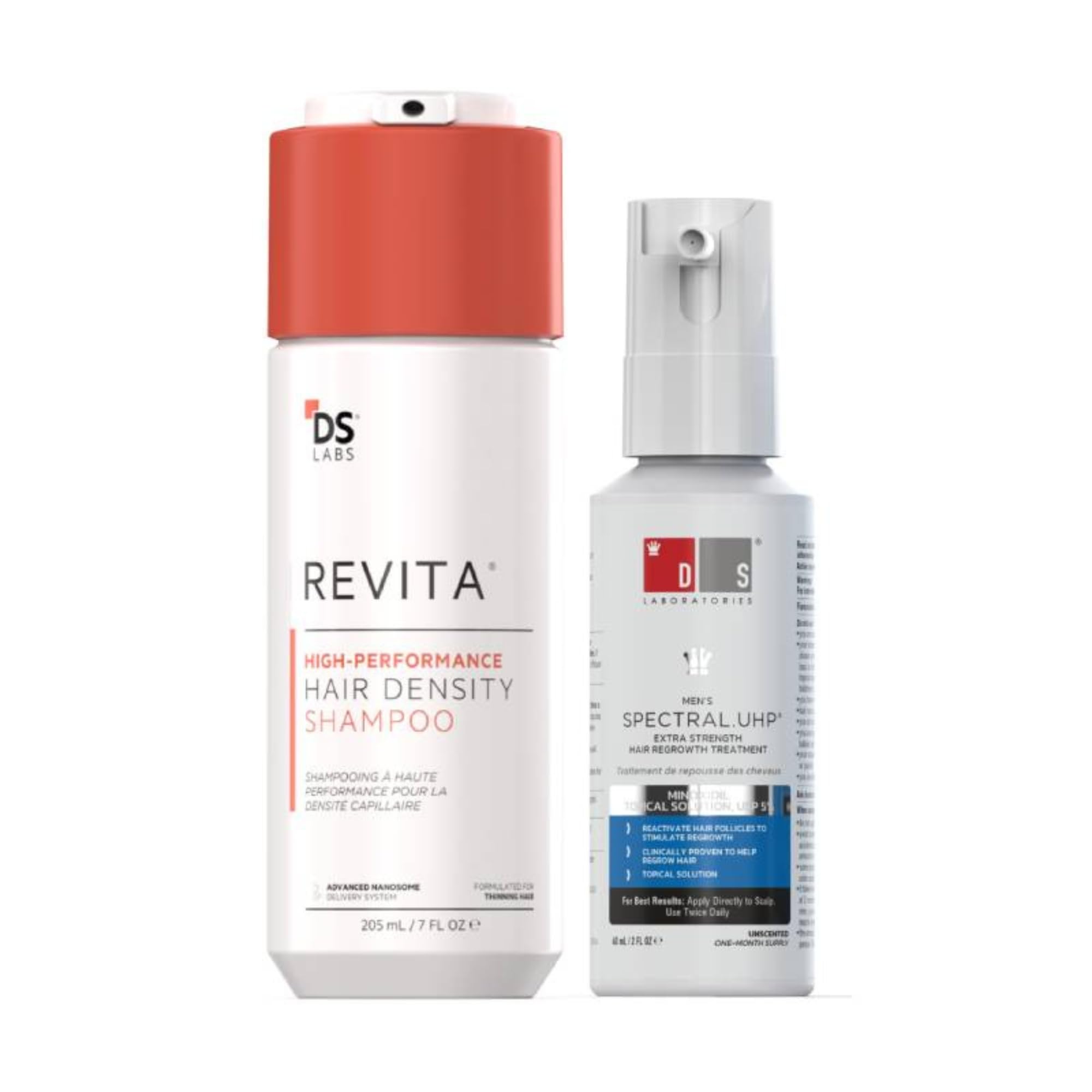 Hair Regrowth Stimulation Kit for Men| Spectral.UHP + Revita Shampoo