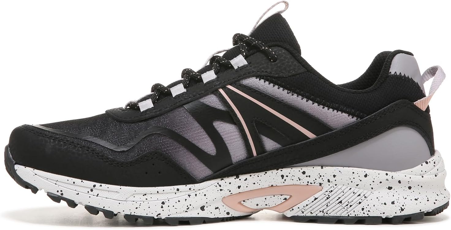 Ryka Women's Sky Walk Trail 2 Hiking Shoe Black/Lavender 12 W