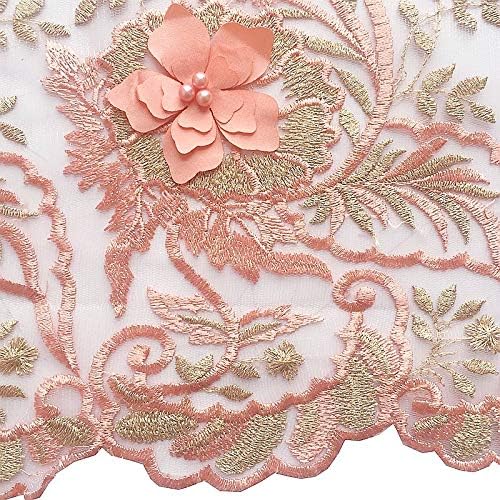 WorthSJLH Purple African Lace Fabric 3D Applique Net Lace Fabric Material 2020 New Latest French Nigerian Lace Fabric L403