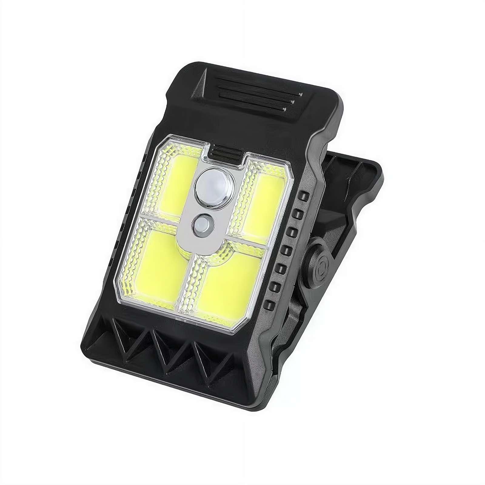 Clip On Solar Lights Outdoor Motion Sensor - Widely Uses LED Fence Light, Portable Survival Lamp | Garden Deck Lantern, Camping Garage Illumination, Gate Safety Lighting, Outdoor Home Security