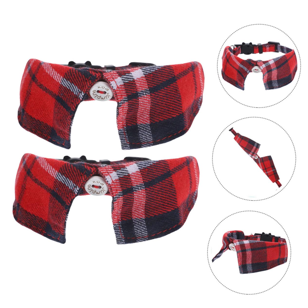 minkissy 10pièces Collier Réglable pour Chat Et Chien avec Cloche Lot de Rouge Accessoire Adorable pour Animaux De Compagnie