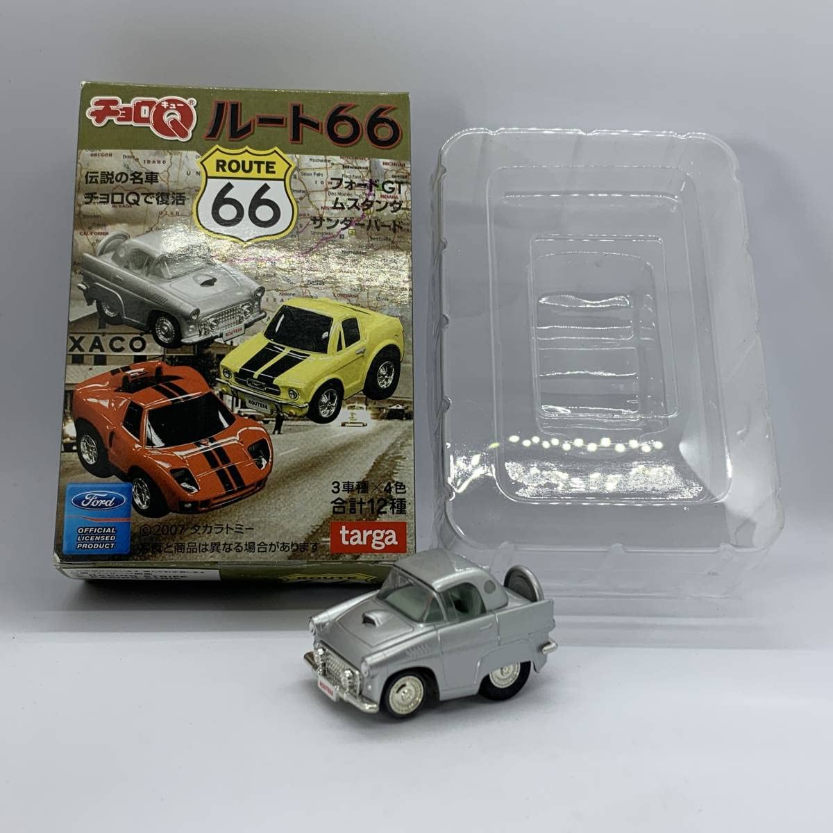 / チョロQ ROUTE66 FORD THUNDERBIRD フォード サンダーバード 箱付 2台 ハレ 