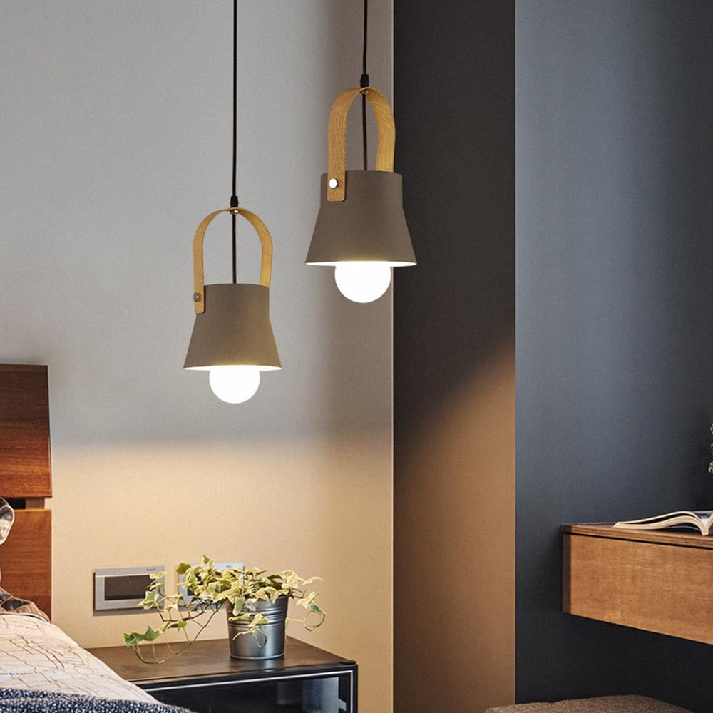 Lampada A Sospensione In Metallo Opaco, Moderna E Minimalista