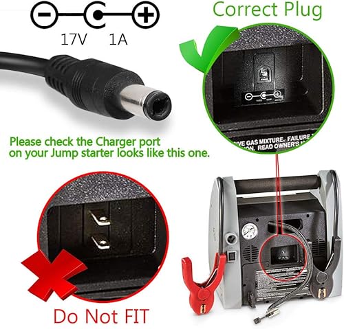 Miniatura 3 de Adaptador de fuente de alimentación de 17V 1A para alimentación portátil dura 950 1150 Jump Starter Mains, para Bose Soundlink I II III 1 2 3
