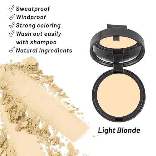 Vista 21 de SOVONCARE Hairline Powder - Root Touch Up & Gray Hair Concealer for Men and Women, Instantly Covers Thinning Hair and Bald Spots, Natural-Looking