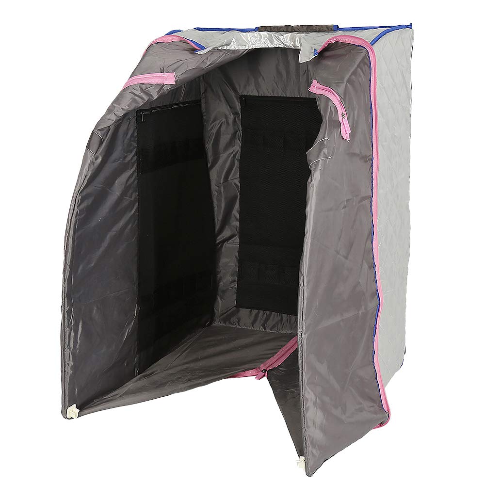 Sauna de Infrarrojos 1000W Sauna Iinfrarroja Portable Terapéutica Caja de Sauna Infrared Sauna,sauna,Sauna inflable,Portátil,Sauna infrarroja Portable Una Persona para Desintoxicación(EU)