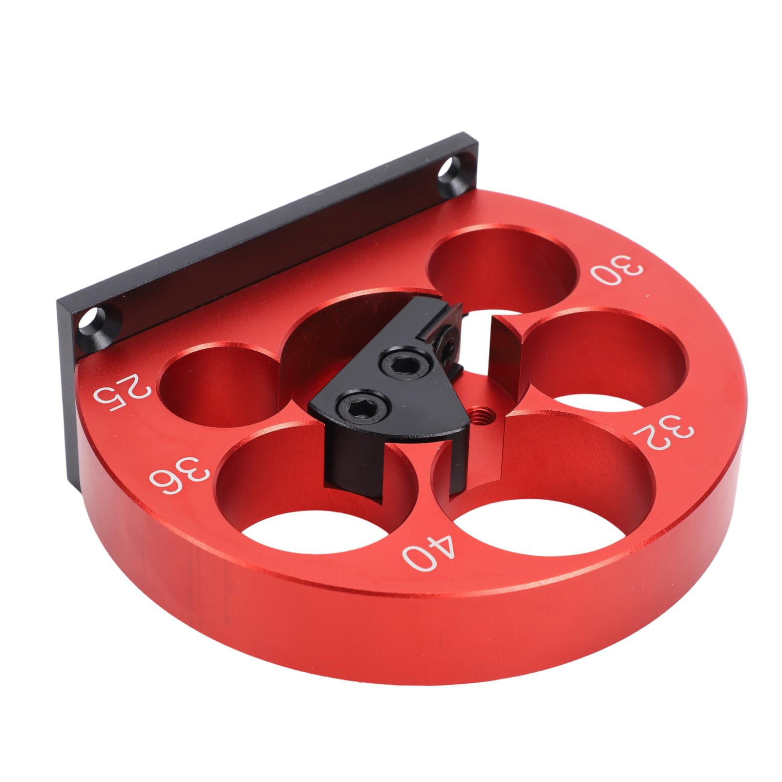 Kit Maschiatore per Legno con Lama in Carburo, Trapano per Tasselli, Foro | Lega di alluminio, 5 dimensioni precise dei fori, compatibile con trapani standard, design portatile