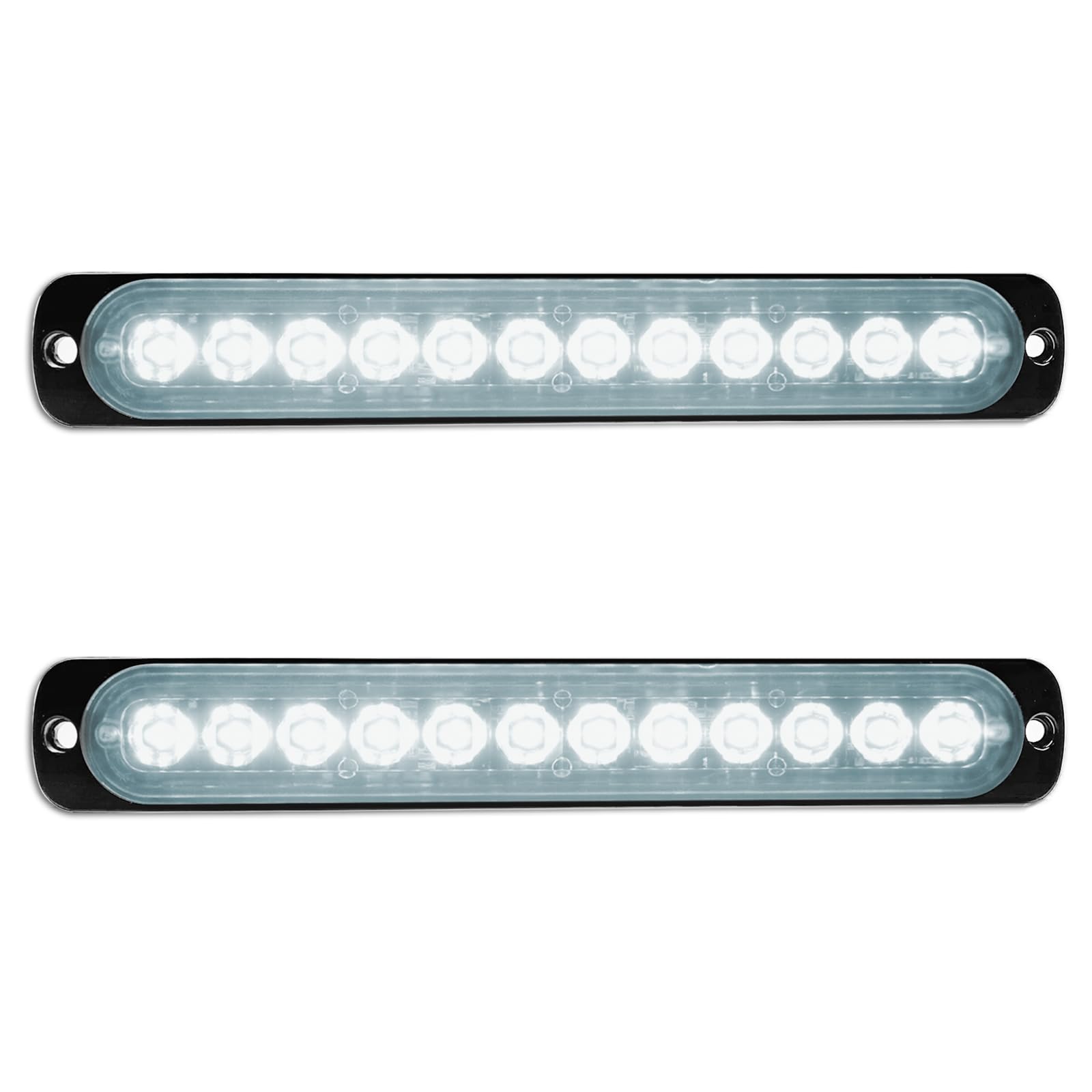 2 Luci Di Emergenza RIGIDON A LED - Strobe Bianco, 12V/24V Impermeabili, Per Auto, Camion, Moto E Barche - Foto 6