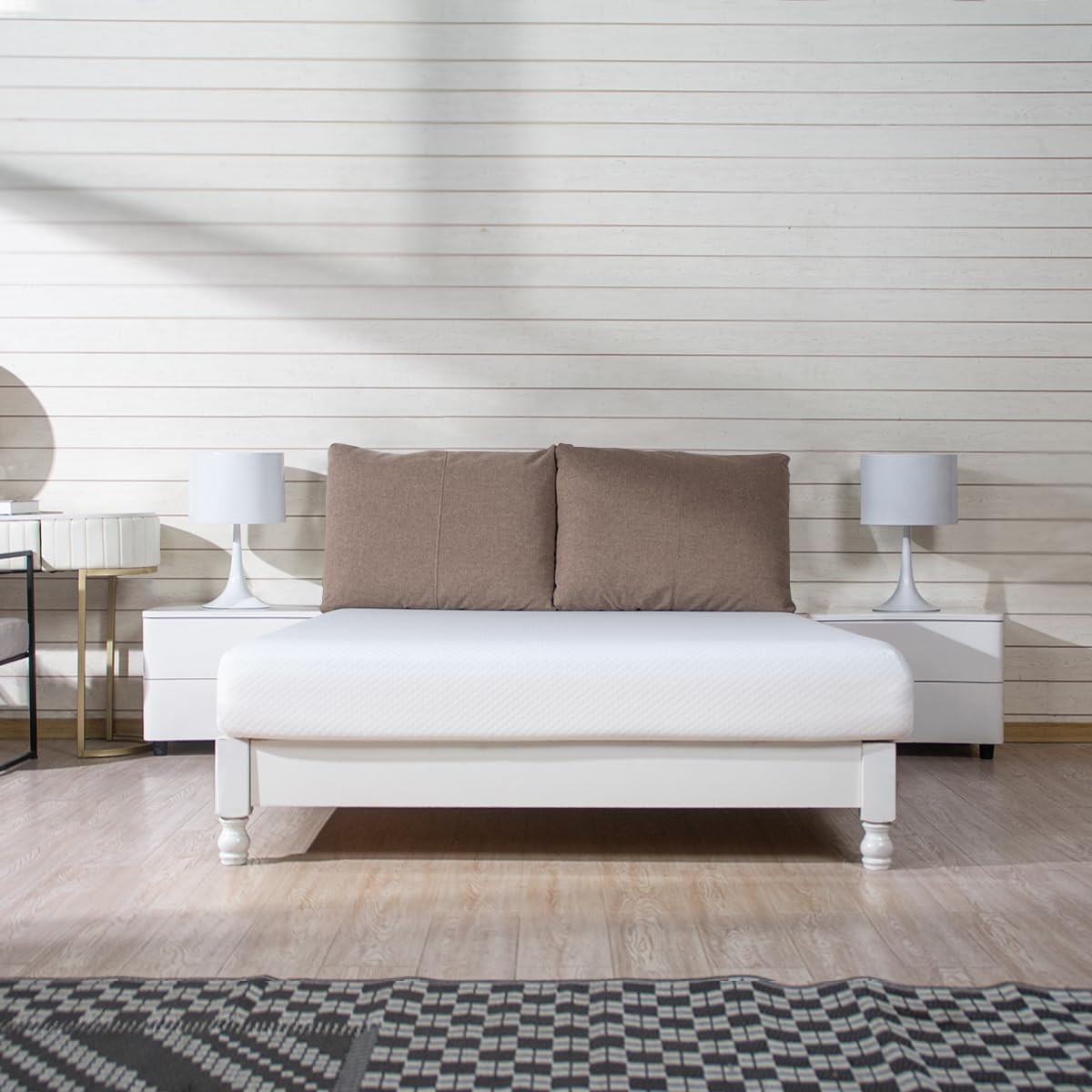 King Size Mattress, 8-inch, Gel Memory Foam, [Premium Version] Medium-Firm, Bed in a Box, Fiberglass Free, Cooling Sleep & Pressure Relief, Certified Safe Foams & Fabric