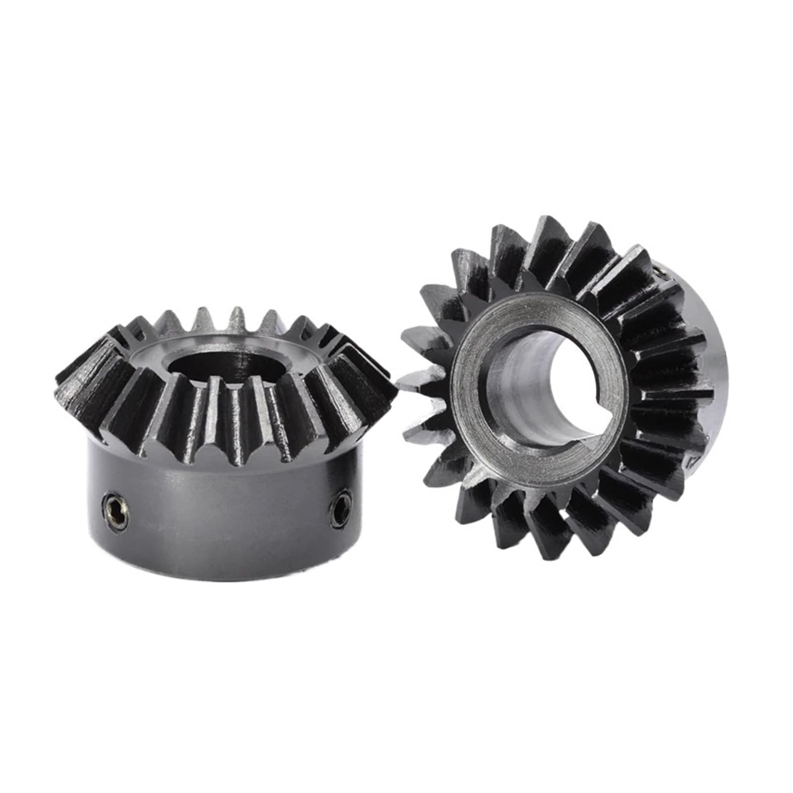 Bevel Gear Pinion Hardware Mechanical 1M 30 Teeth 45# Steel Inner Hole 8/10/14mm Gear 90 Degrees Meshing Angle Steel Gears Screw Hole M5(14mm)