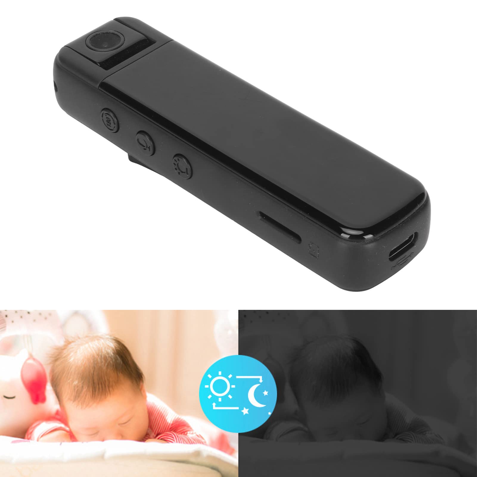 Przenośna Kamera WiFi, Mini Kamera Bezpieczeństwa 1080P HD, Obsługuje Nagrywanie Jednym Przyciskiem I Fotografowanie W Nocy, Akumulator Typu C, Używany W Pomieszczeniach I Na Zewnątrz