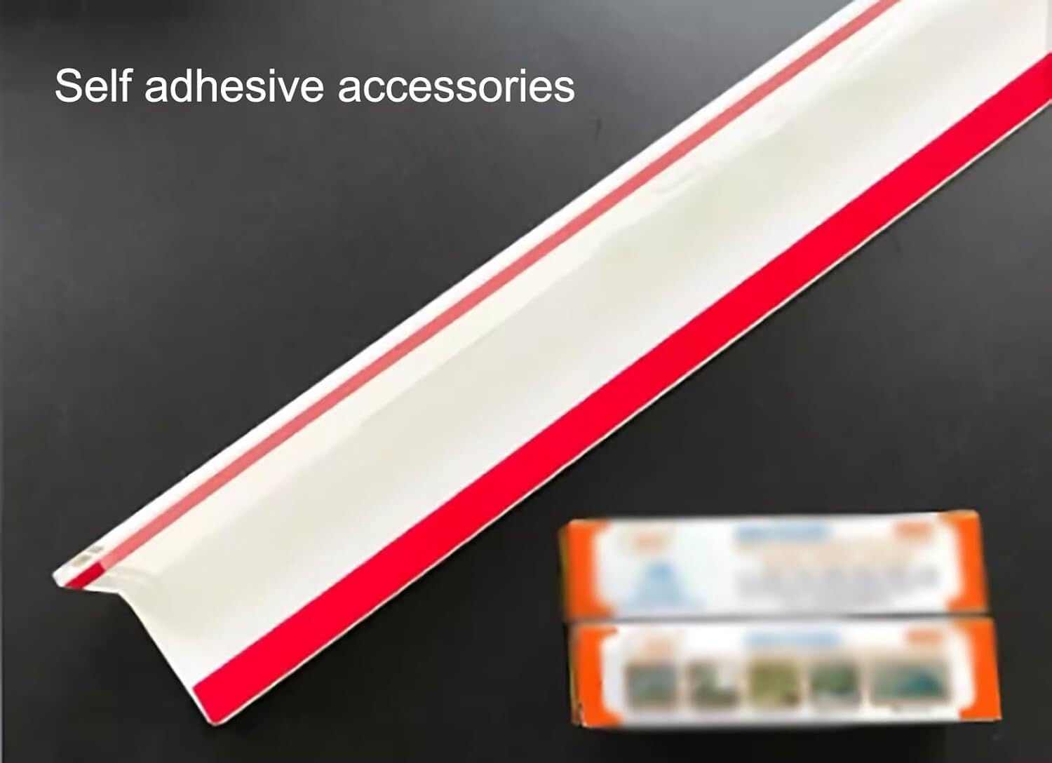 Protezione del bordo della parete con disposizione angolare, | Pareti autoadesive spesse 3,5 mm, senza striscia di perforazione, for tavoli con ante di mobili(Length 1m/39.37in)