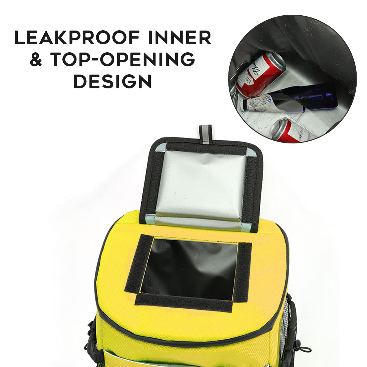 Mochila Nevera Térmica Mochila de Almuerzo Impermeable Portatil Bolsa Refrigeradora para Playa Picnics Camping 30L