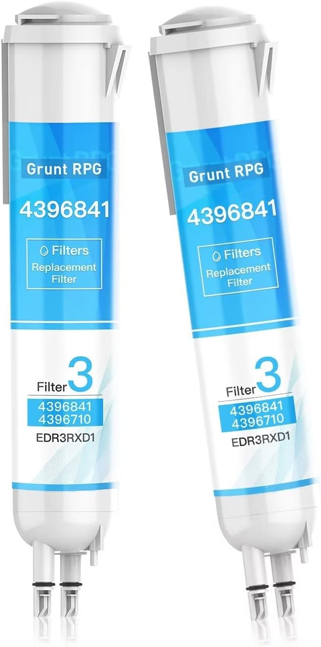 Qaofly 4396841 EDR3RXD1 Water Filter Cap Replacement, Compatible with Filter 3