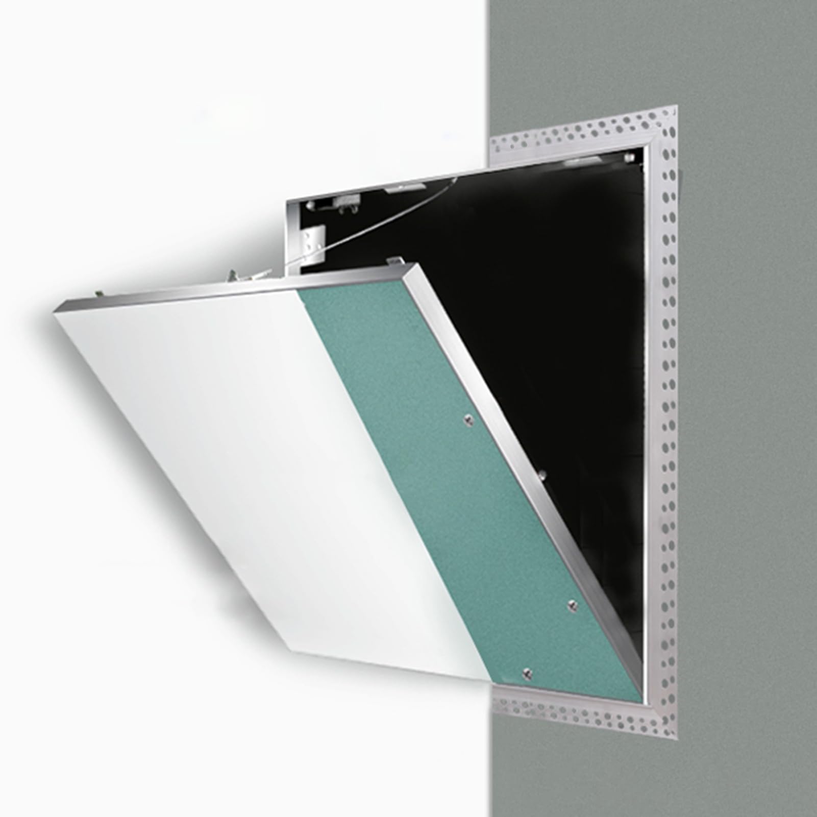 Panneau d'accès magnétique réglable pour cloison sèche et trappe de plafond peignable
