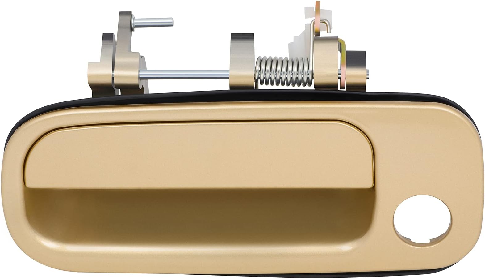 LUJUNTEC Exterior Door Car Handle Front Driver Side Replacement for 1992-1996 Toyota Camry Beige