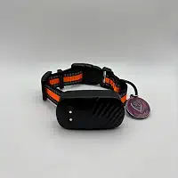 Coleira Rastreadora GPS para Cães e Gatos, À Prova D'água, Fita Reflexiva, Monitoramento em Tempo Real, Alarme Sonoro e Cerca Virtual (Cachorro)