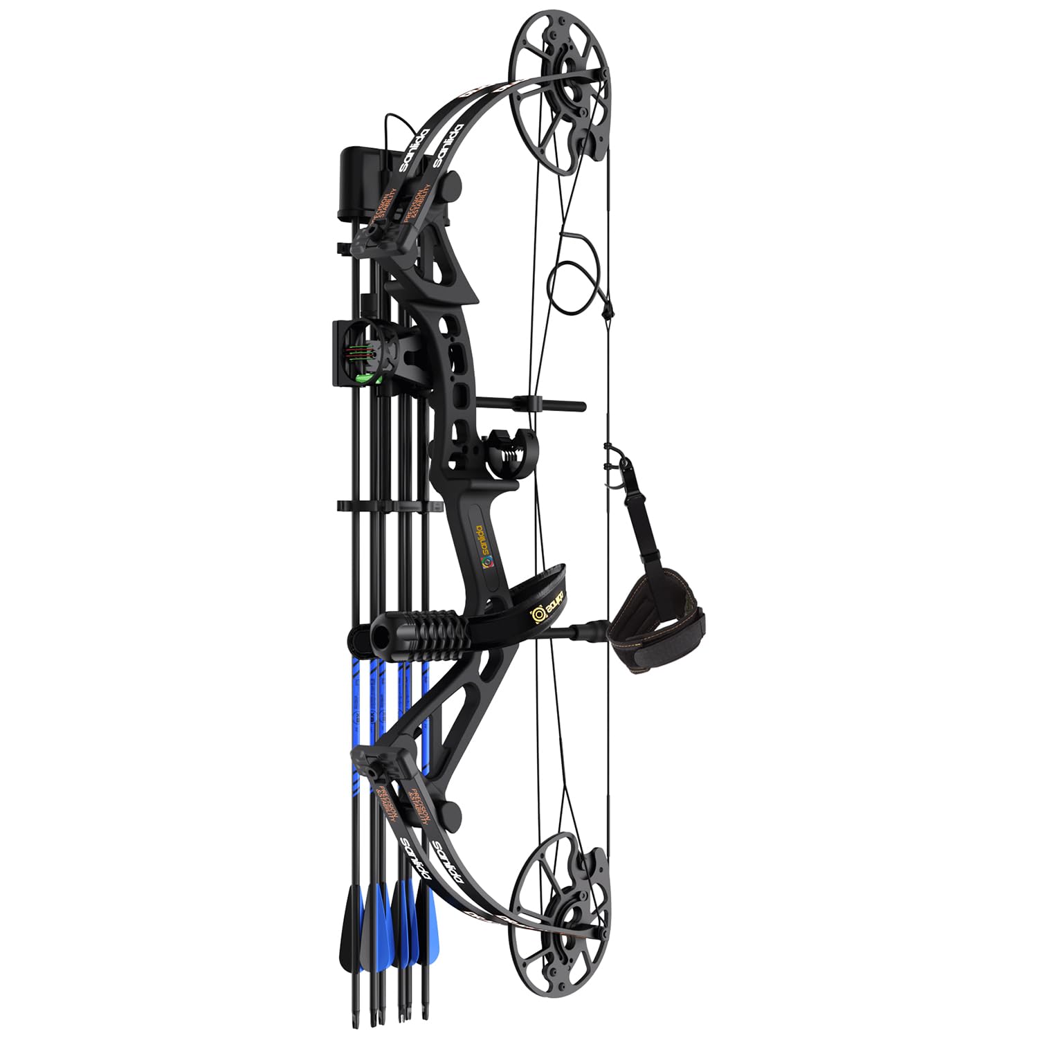 Sanlida Dragon X7 Ready to Hunt Compound Bow Package for Adults, Archery Compound Bow and Arrow Set, 0-70 Lbs Draw Weight, No Bow Press Needed, Limited Life-time Warranty