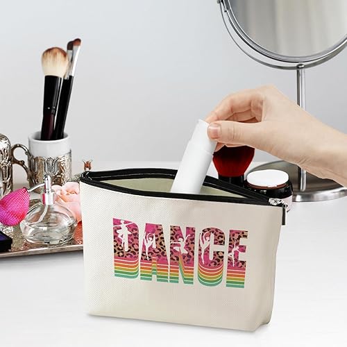 Miniatura 2 de Girl Loves Dance - Bolsa de maquillaje para bailar, regalo divertido para amantes del ballet, regalos elegantes para bailar, mujeres, amigas, niñas,