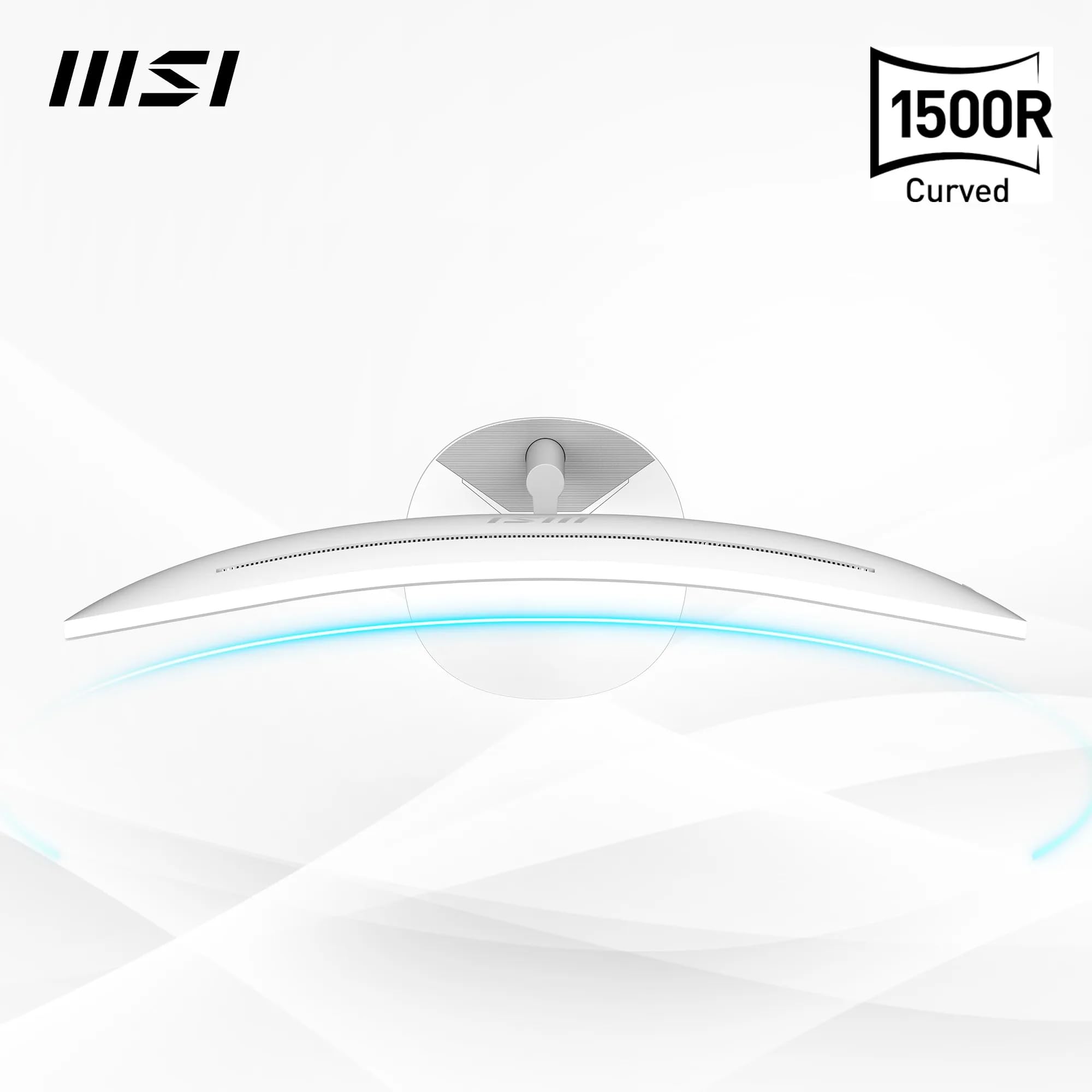 MSI Pro MP341CQW Écran Bureautique Incurvé 34" UWQHD - Dalle VA 1500R, 3440x1440, 100Hz, 1 ms, Confort Oculaire, Contraste 3000:1, 21:9, Haut-Parleurs Intégrés, DP 1.2a, HDMI 2.0b - Blanc