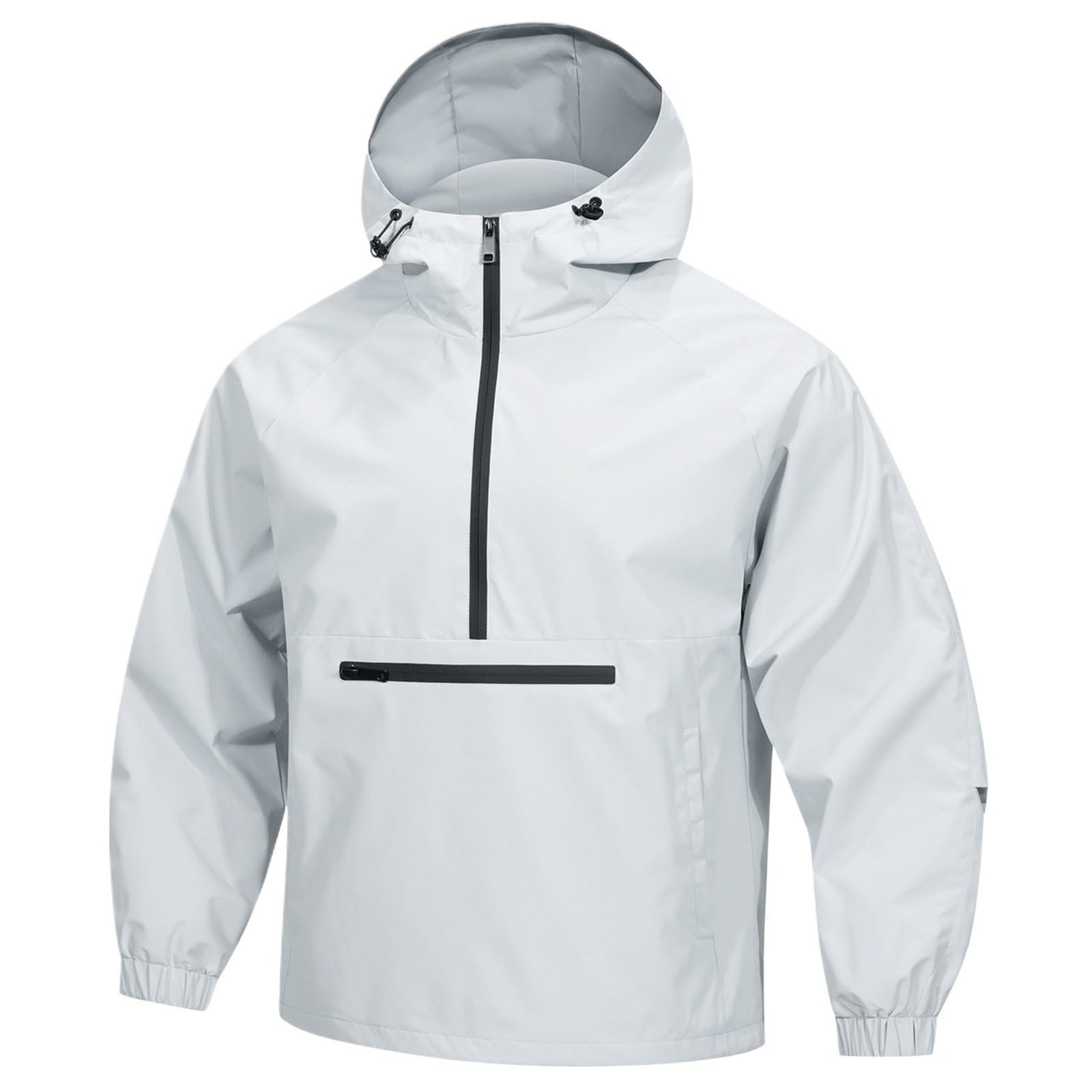 Sudadera Sin Mangas Hombre Chaquetas De Lluvia con Capucha para Hombre, Invierno, Poncho Informal, Otoño Sudaderas Unisex Chaqueta Hombres Cremallera Gimnasio Camisetas Manga Ropa