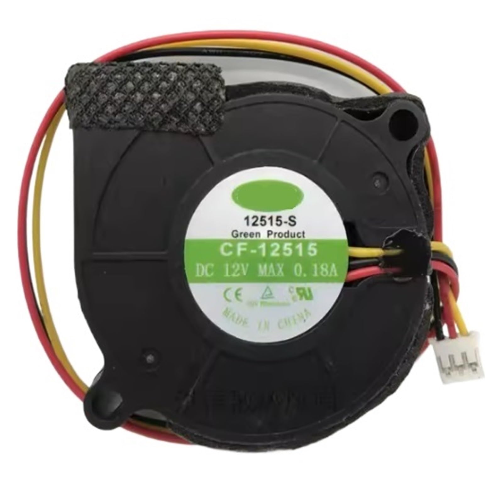 ZBWZXBDJ CF-12515 DC12V 0.18A 50x50x15mm Three Lines Cooling Fan