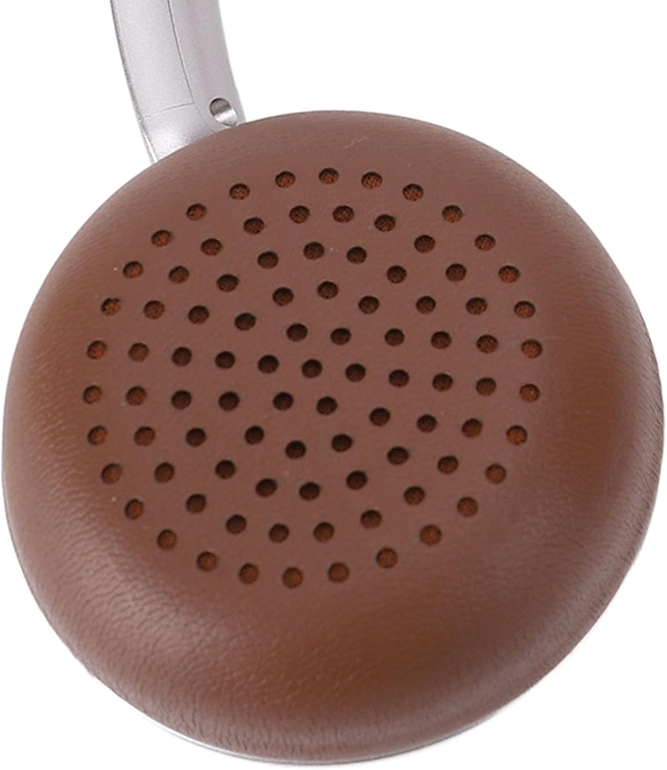 PUSOKEI Retro Bluetooth Headphones with Active Noise Cancelling, 45H Playtime, Vintage Style Over Ear Headset for Travel, Commute & Fashion, Foldable Design (Brown)