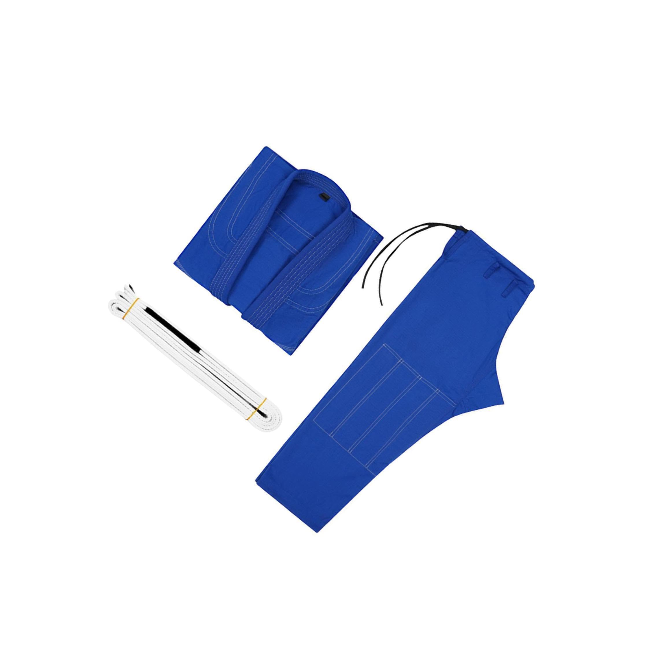 BEALIFE Accessori per abbigliamento per arti marziali, cintura in comoda e leggera per kimono da torneo Brazilian Jiu Jitsu Gi per bambini, uniformi per , Blu , A3