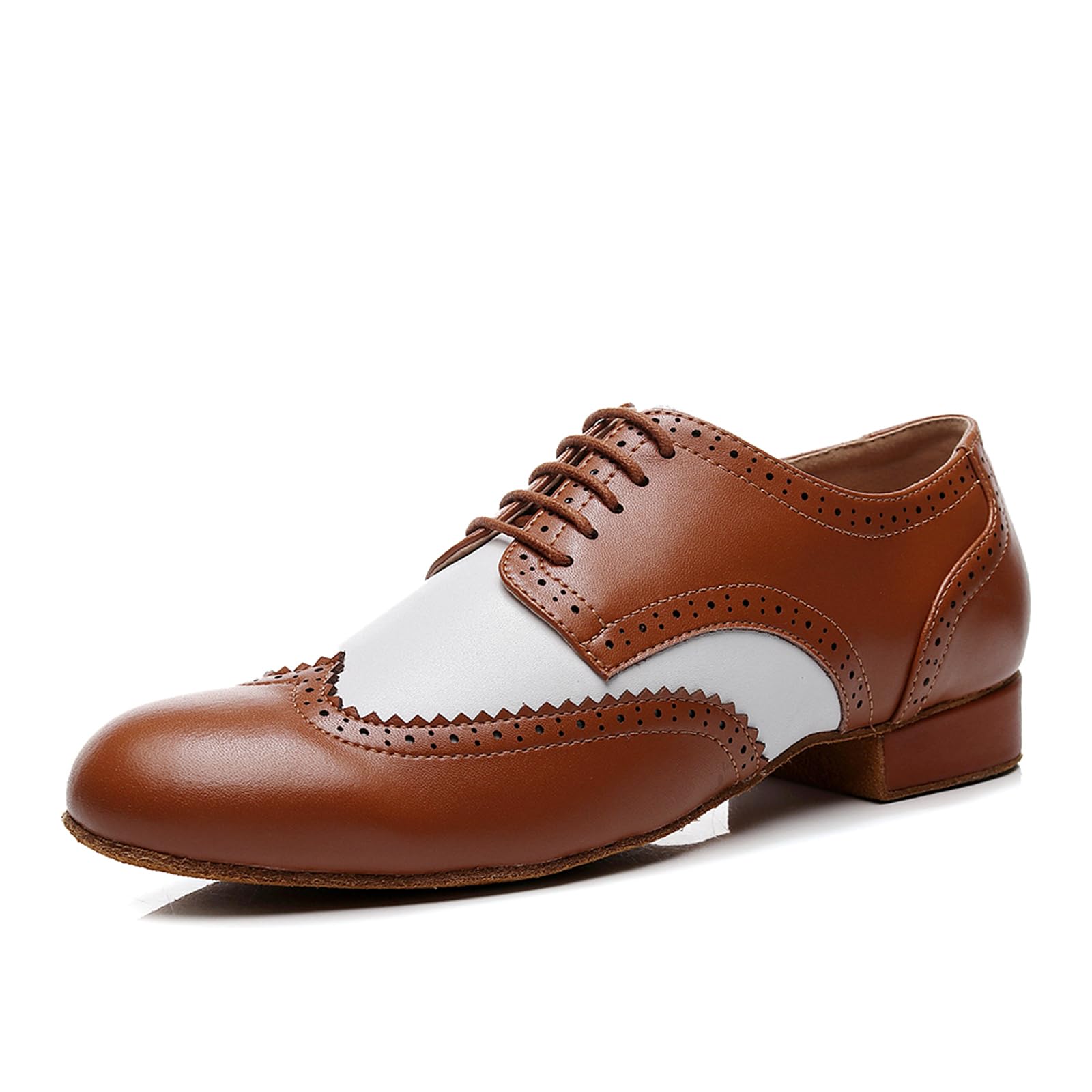 SWDZM Tanzschuhe Herren Standard Latein Niedriger Absatz Tango Salsa Ballsaal Übungsschuhe