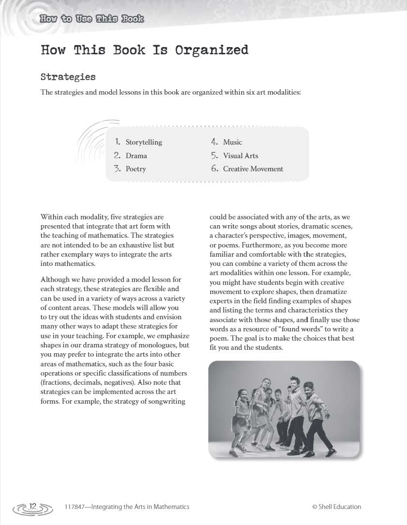 Integrating the Arts in Mathematics: 30 Strategies to Create Dynamic Lessons (Strategies to Integrate the Arts)