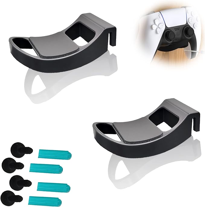 GXTrust PS5 Headset Halterung – Kopfhörer-Ständer Mit Silikon-Inlay, Weiß | Einfach An PS5 Befestigen, Platzsparend