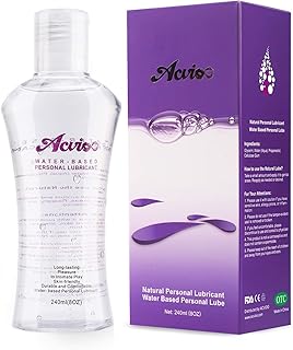 Acvioo Gel Lubrifiant Intime à Base d'Eau Comestibles Lube -New