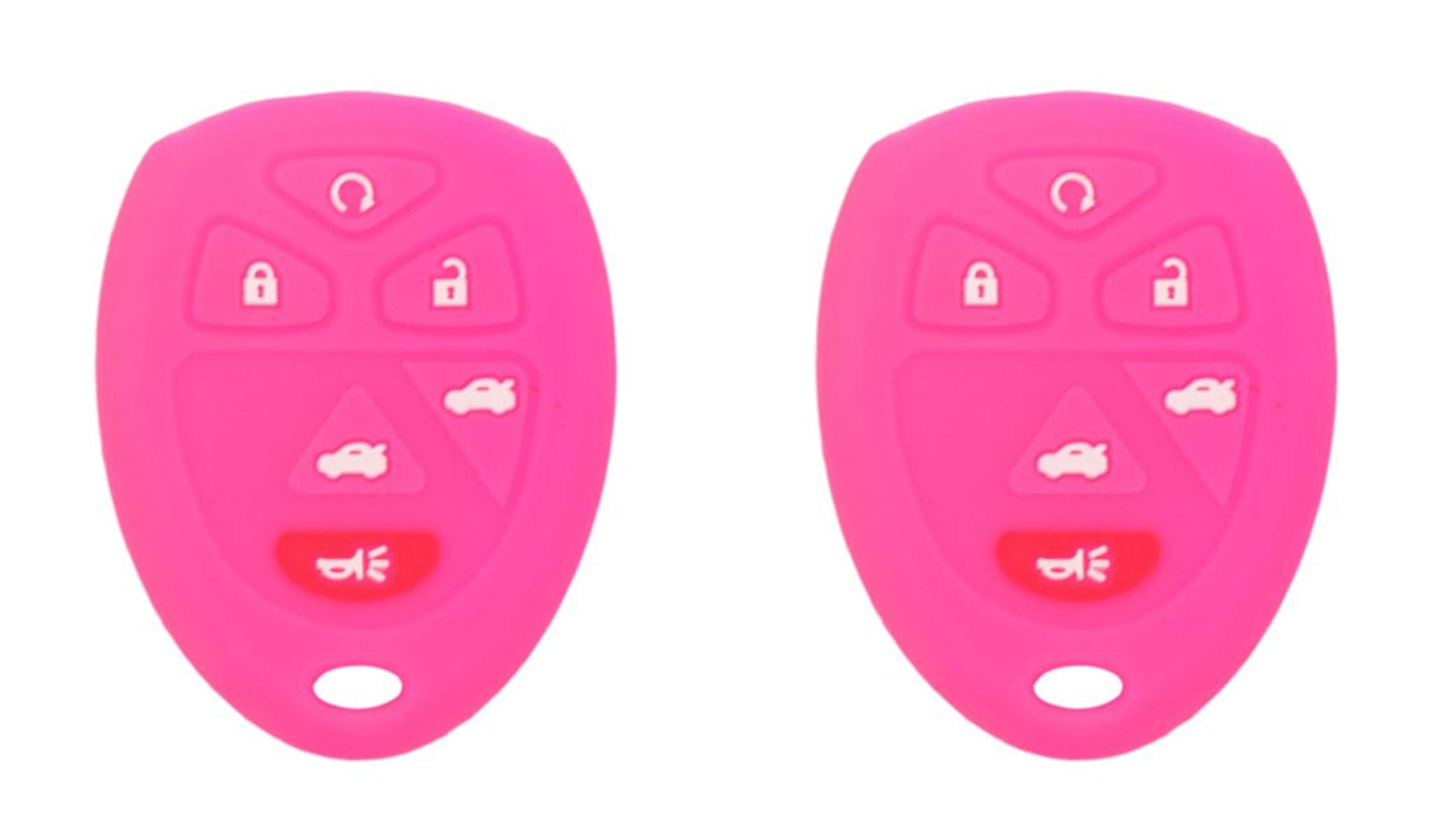 KAWIHEN Silicone Protector Cover Fit for Buick Enclave Encore Cadillac Escalade ESV EXT SRX Chevy Suburban Tahoe Traverse GMC Acadia Denali XL Saturn Outlook OUC60270 OUC60221 15913427 15857840