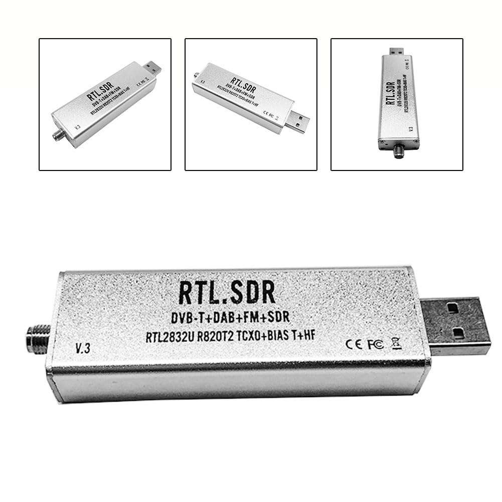 Wiring Connecting Terminals - RTLSDR Receiver Receiver Software Receiver TCXO Temperature Built-in 25MHz Compensated Full Bands Low-Pass Filter - (Style: A)