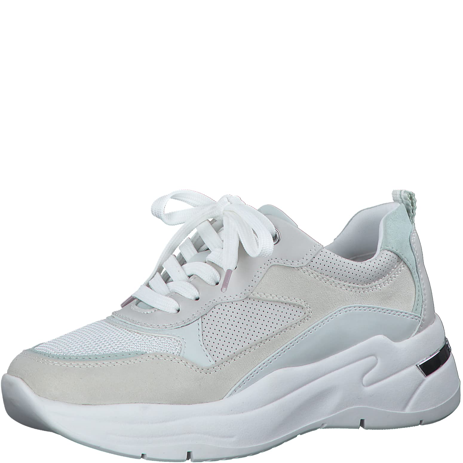 MARCO TOZZI Women's 2-2-23728-20 Trainers, Ivory Comb, 8 UK