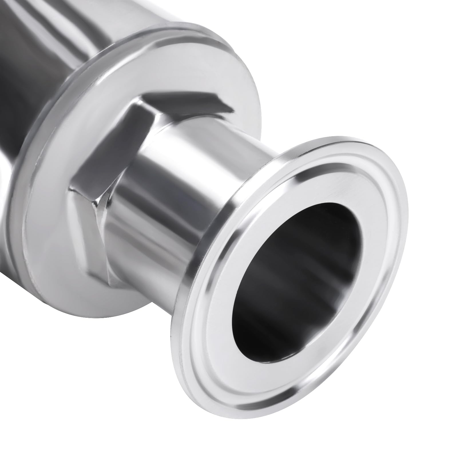 DERNORD 1.5" Tri Clamp Sanitary Ball Valve, 3-Way Ball Valve T-Port Stainless Steel 304, PTFE Lined - View #9