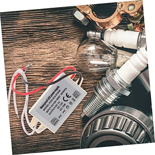 Uonlytech 4 Pcs Motorista De Led Adaptador 12v Plugue Led Driver De Led De Corrente Constante Conver