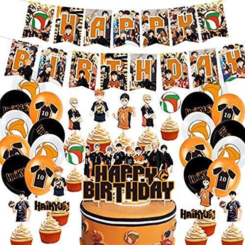 Haikyuu, decorazioni per feste di compleanno