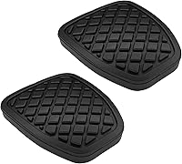 SWQS Non-Slip Rubber Brake & Clutch Pedal Covers for Subaru Forester Impreza Legacy Outback - 36015GA110 OEM Replacement