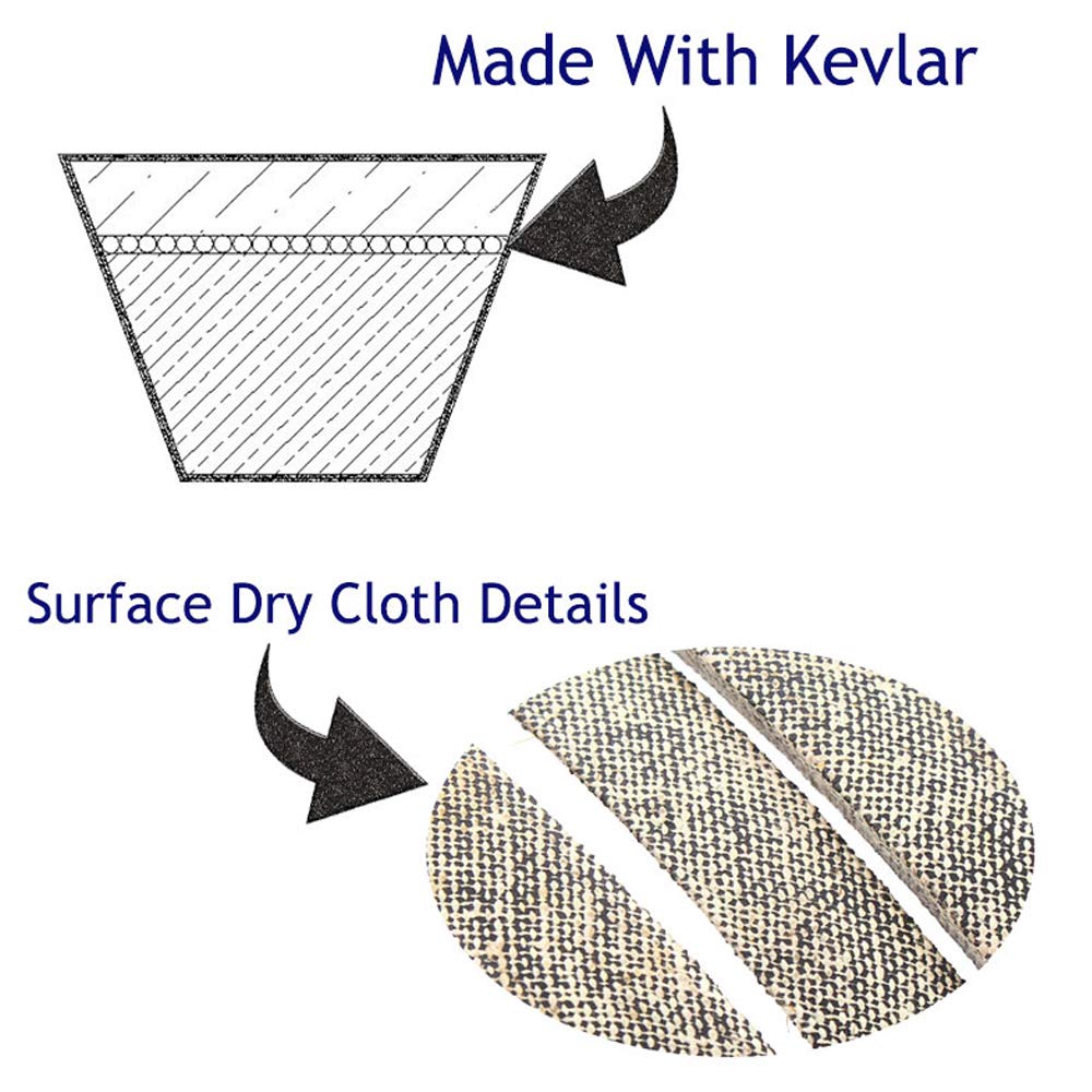 Kevlar-Keilriemen Für Rasenmäher – 5/8 X 112,5 Zoll, Ersetzt Cub Cadet, Husqvarna & Mehr